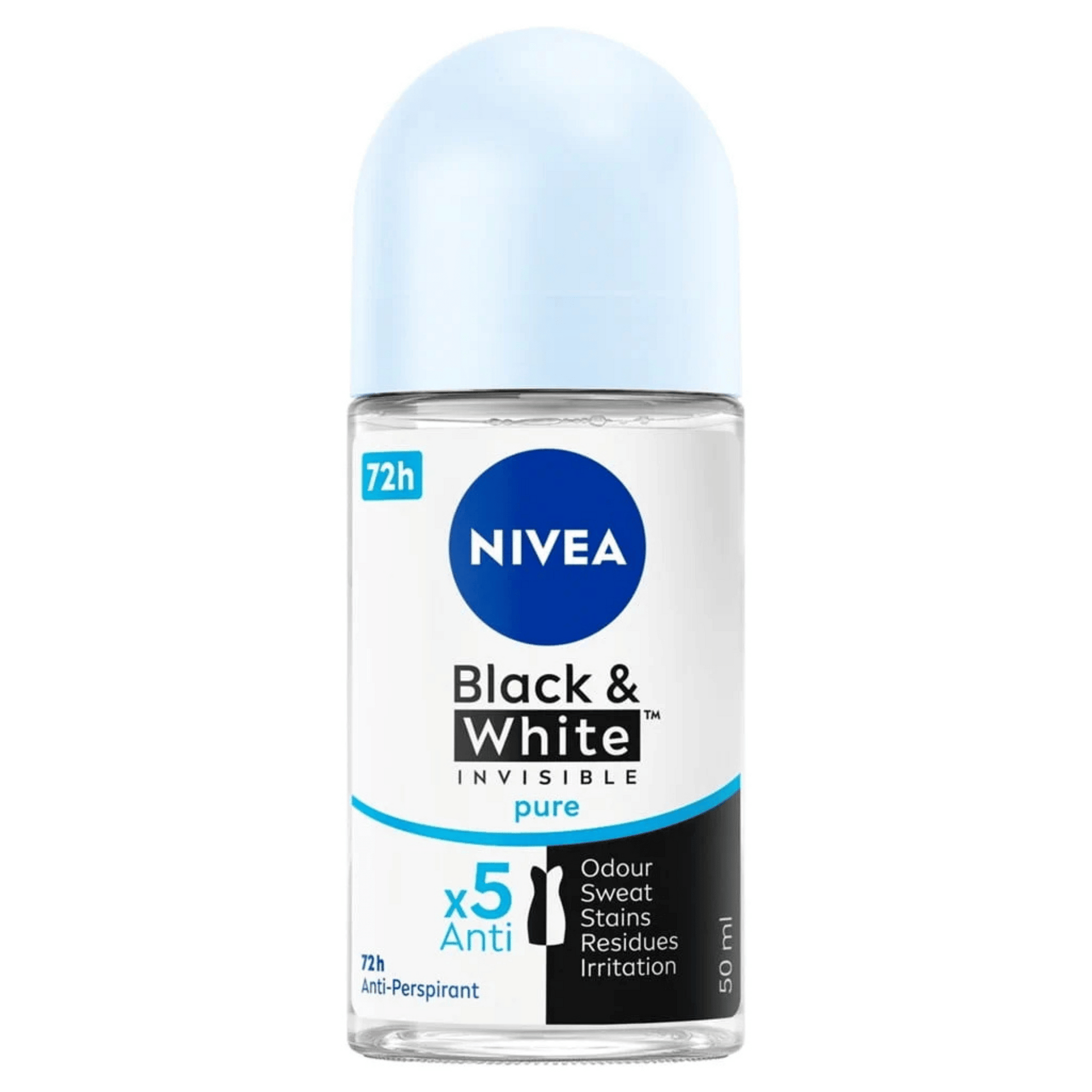 Primary Image of Women's Roll-On B & W Pure Invisible Anti-Perspirant Deodorant