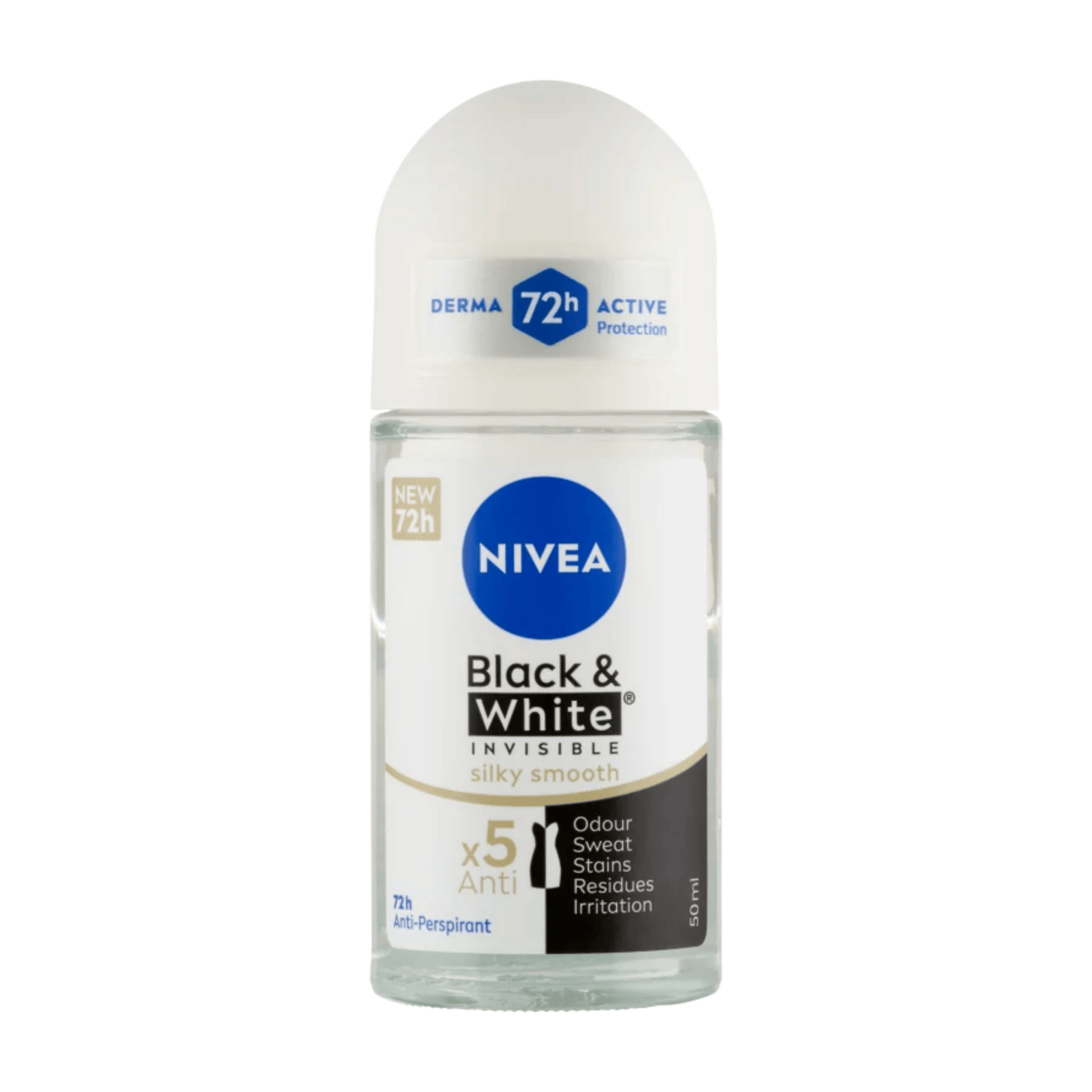 Primary Image of Women's Roll-On B & W Silky Smooth Invisible Anit-Perspirant Deodorant
