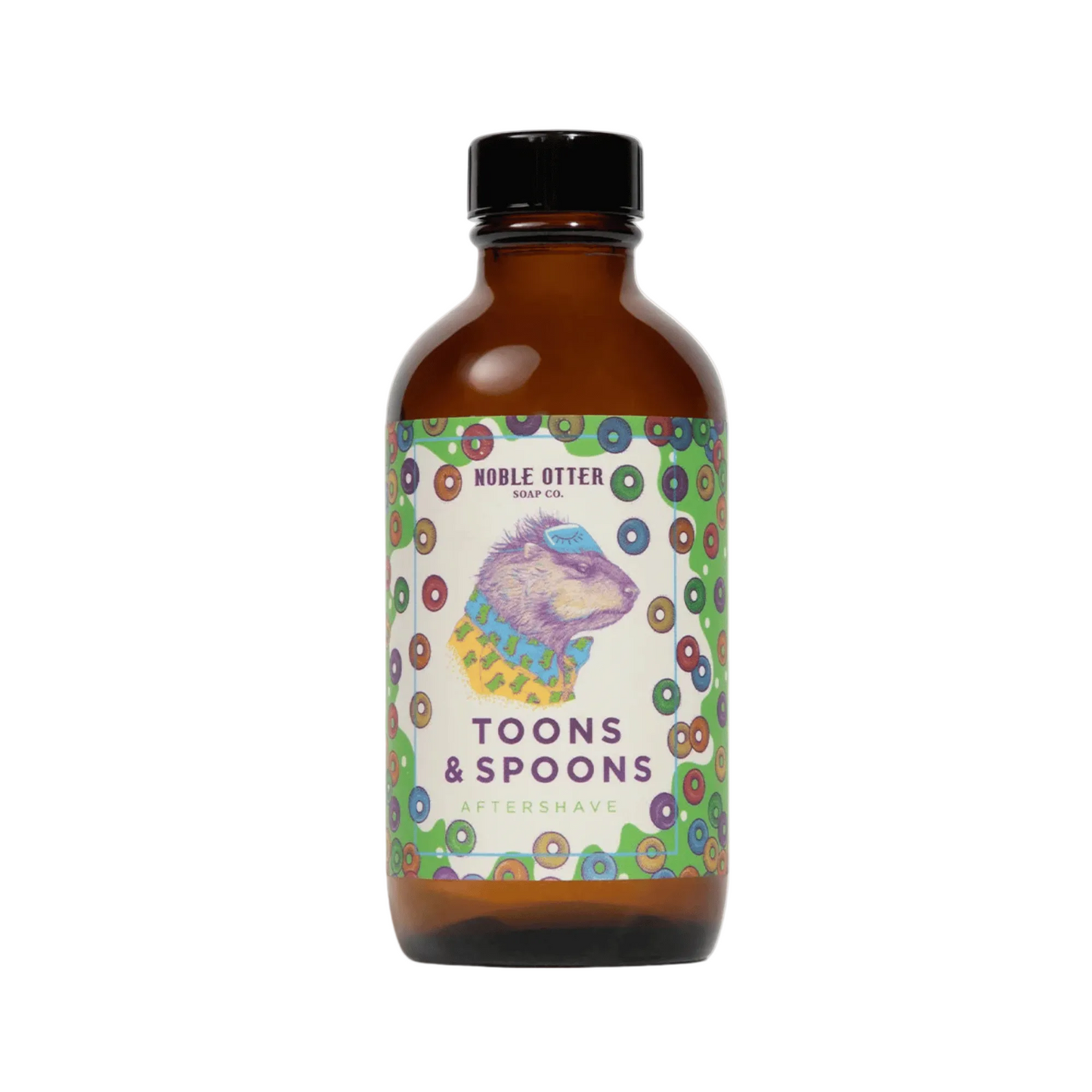 Primary Image of Toons & Spoons Aftershave, illustrated  aftershave bottle