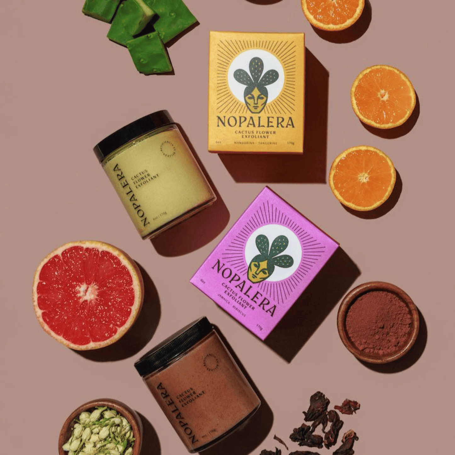 Atlernate Image of Tangerine Cactus Body Polish, orange body scrub
