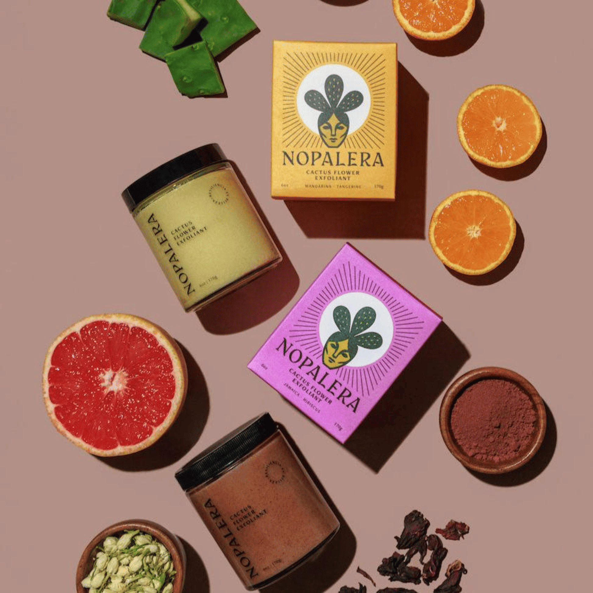 Atlernate Image of Tangerine Cactus Body Polish, orange body scrub
