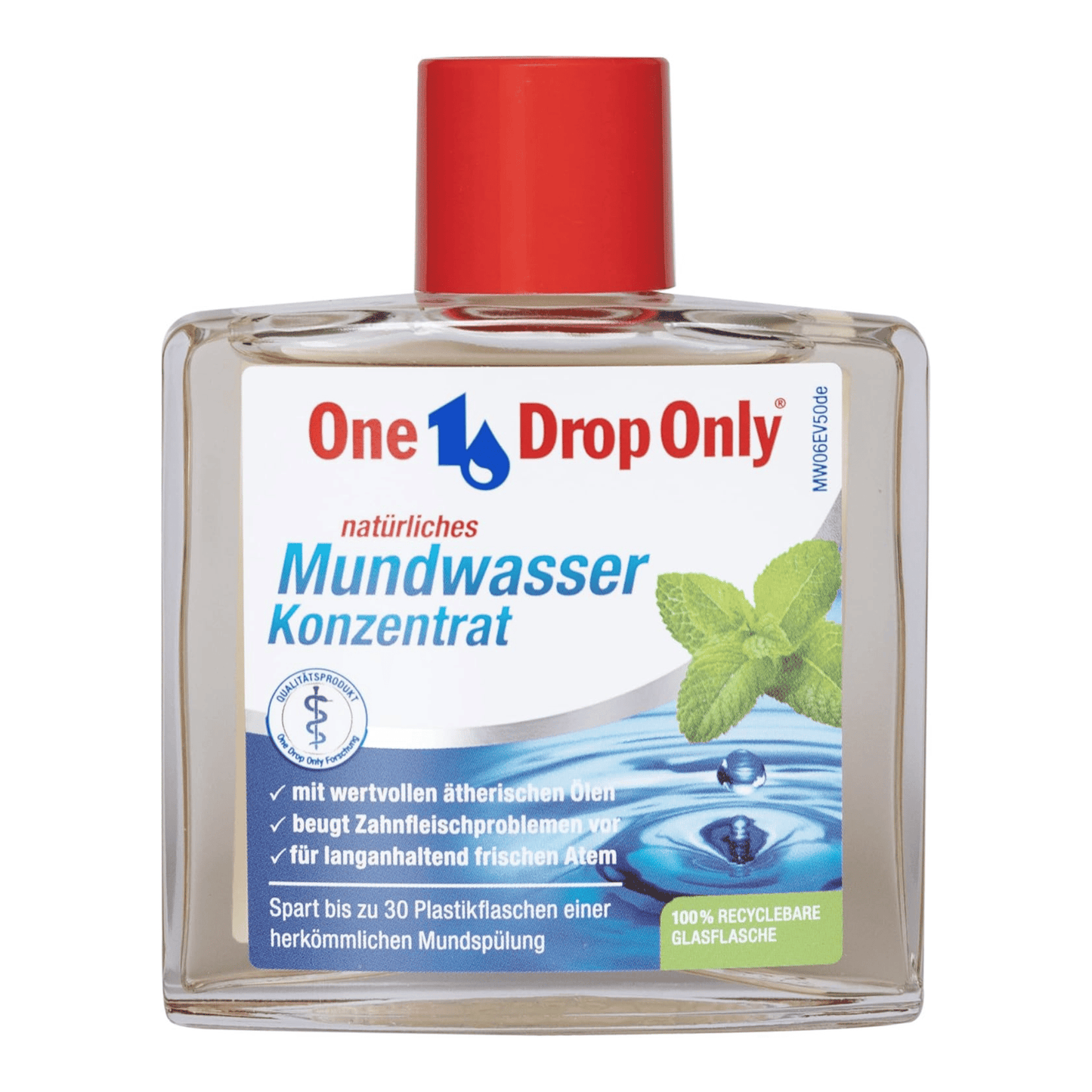Alternate Image of One Drop Only Mouthwash Concentrate, mouthwash bottle with German writing