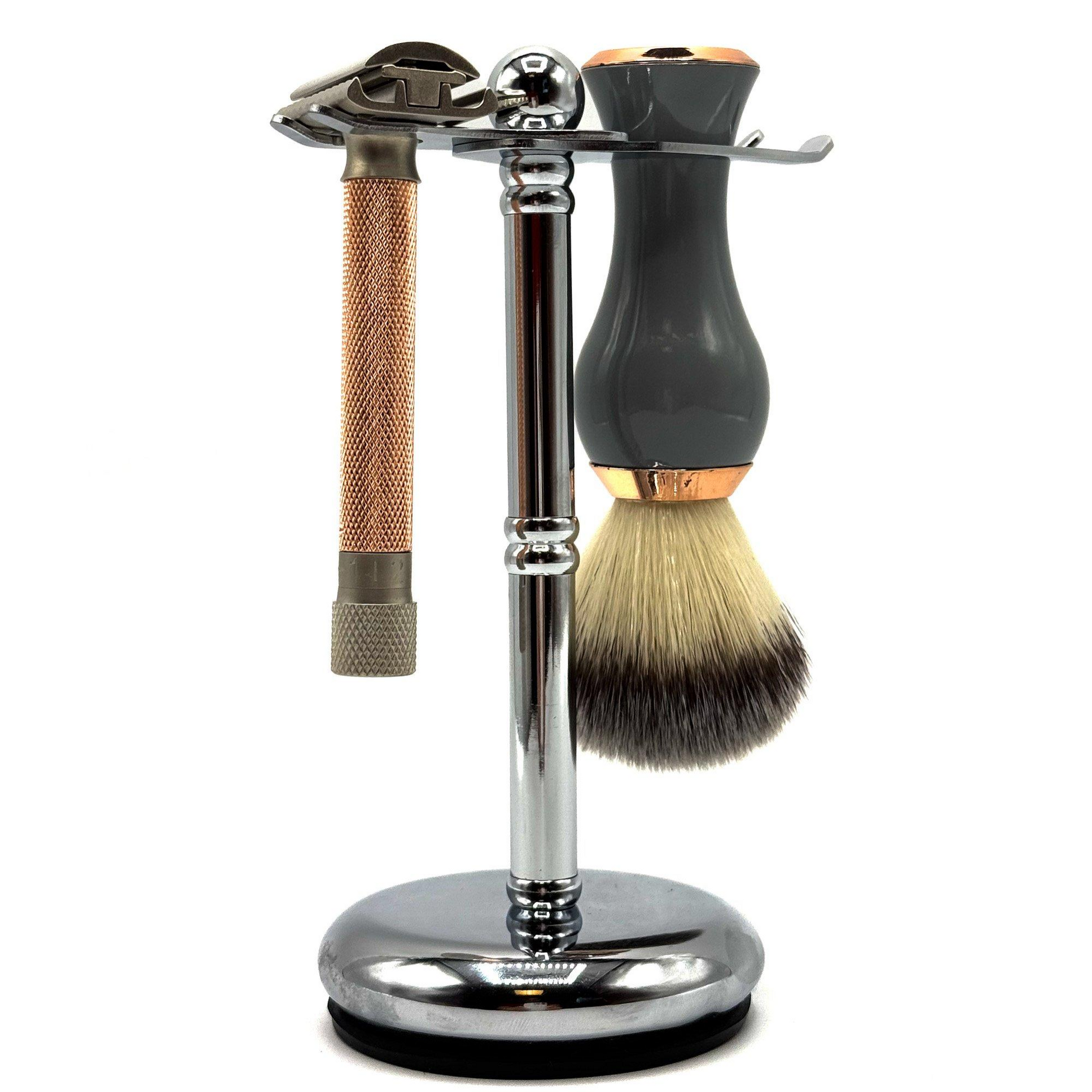 alternate image of adjustable deluxe chrome razor 