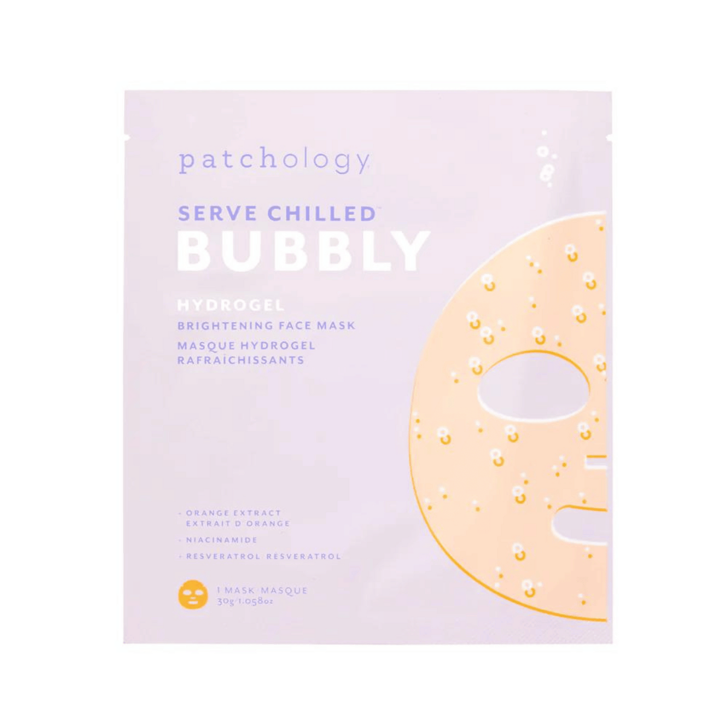 Primary Image of Served Chilled Bubbly Hydrogel Face Mask