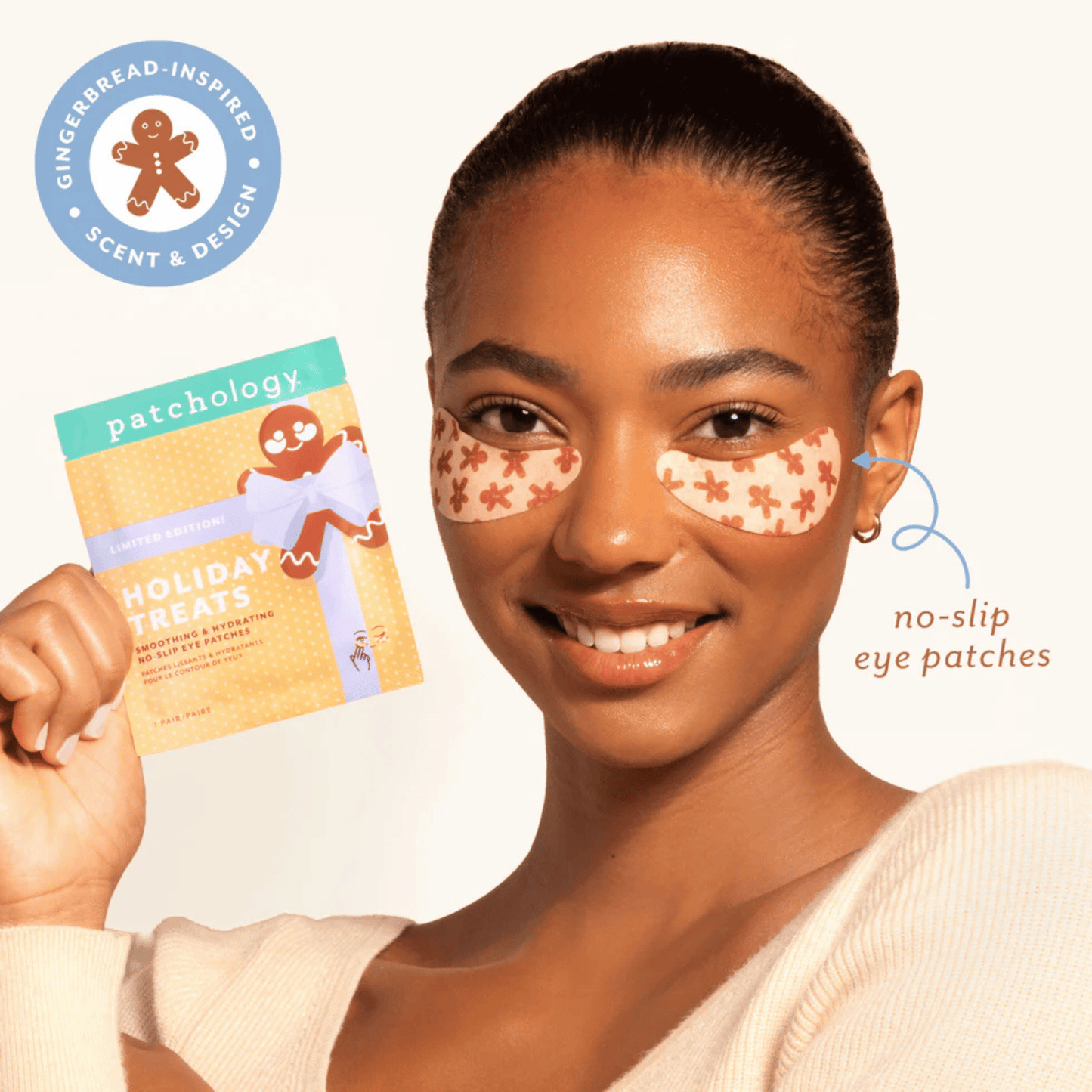 Alternate Image of Holiday Treats Gingerbread No-Slip Eye Patches