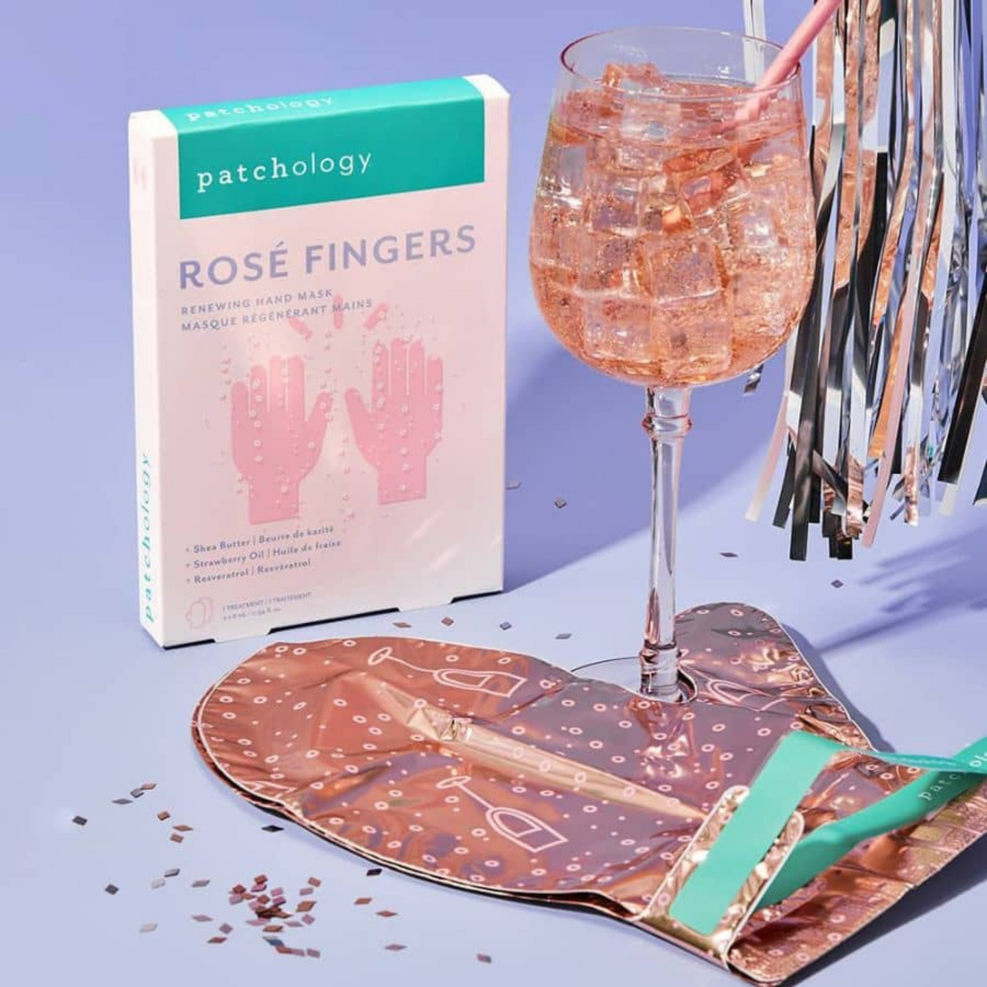 alternate image of patchology rose fingers hand mask