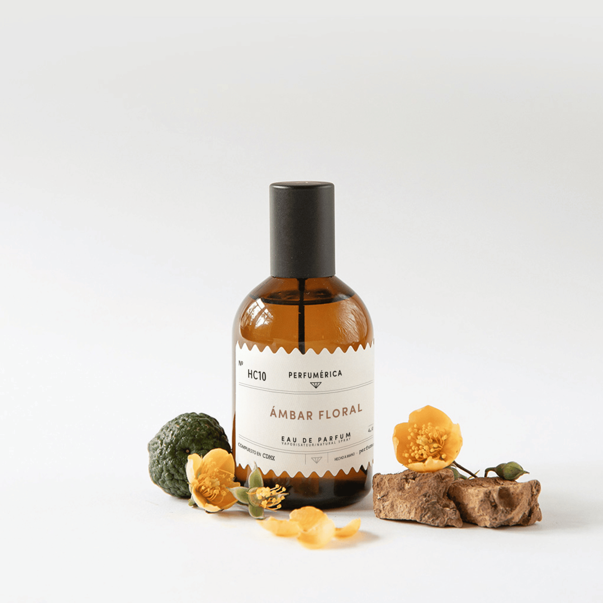 Alternate Image of HC10 Ambar Floral EDP, amber perfume bottle