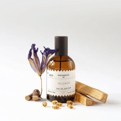 Alternate Image of HC11 Incienso EDP, amber perfume bottle