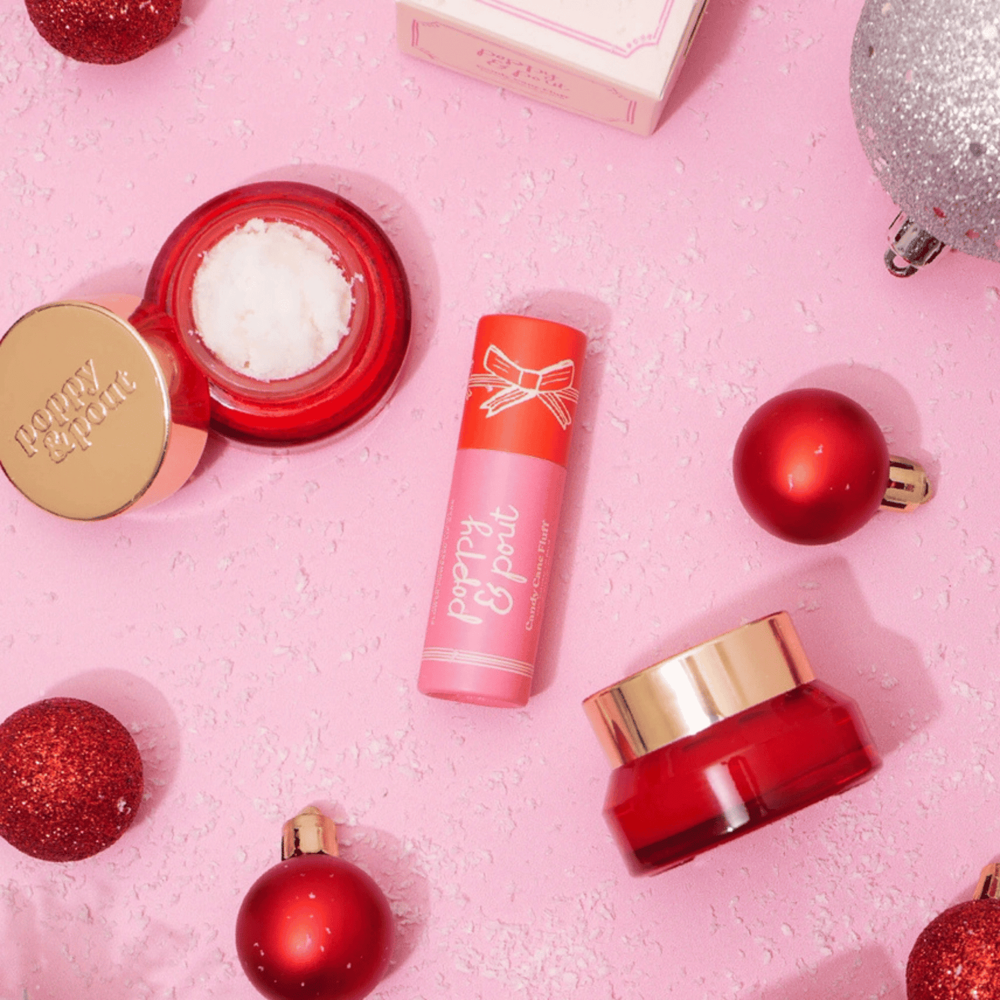 Alternate Image of Candy Cane Fluff Lip Balm