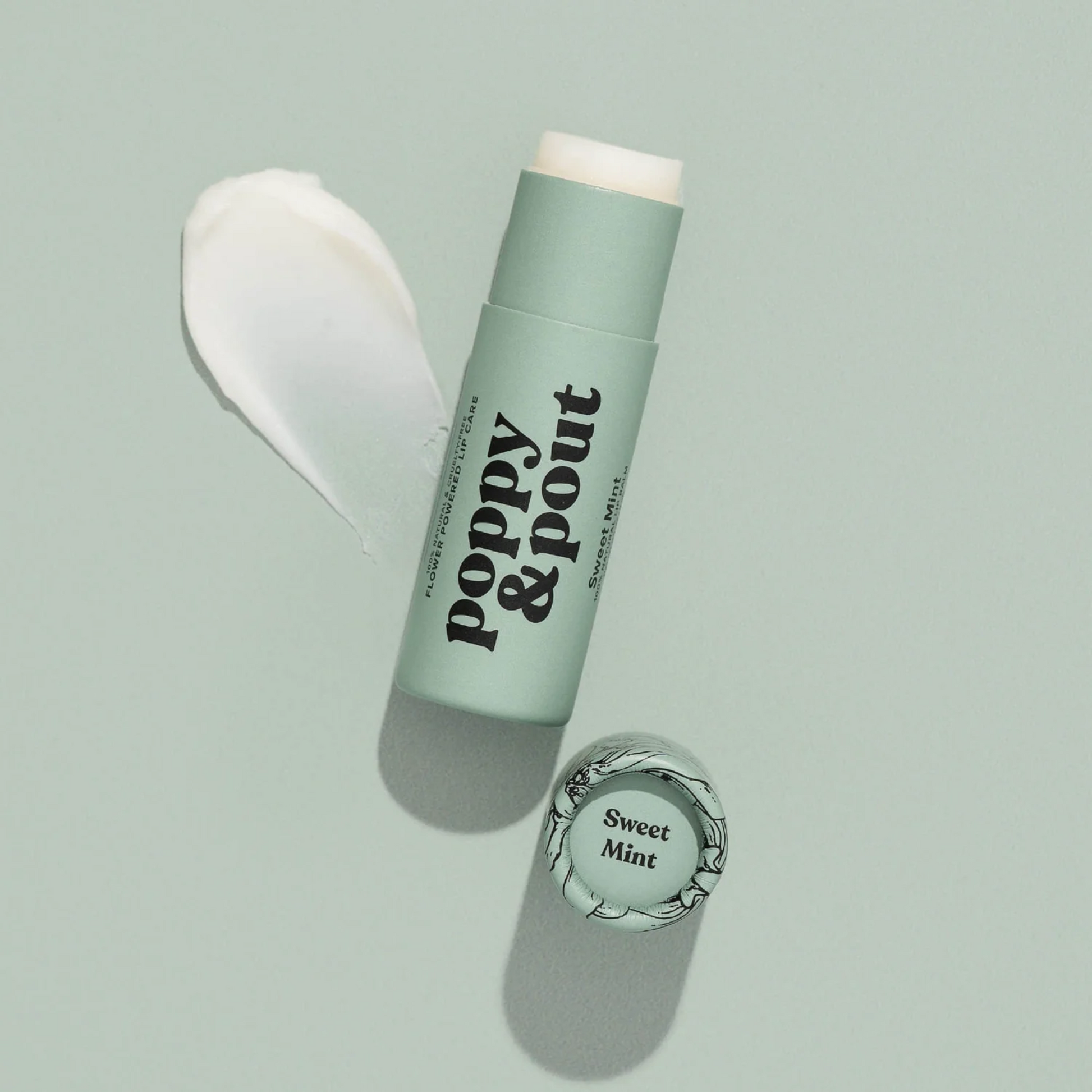 Alternate Image of Poppy and Pout Sweet Mint Lip Balm