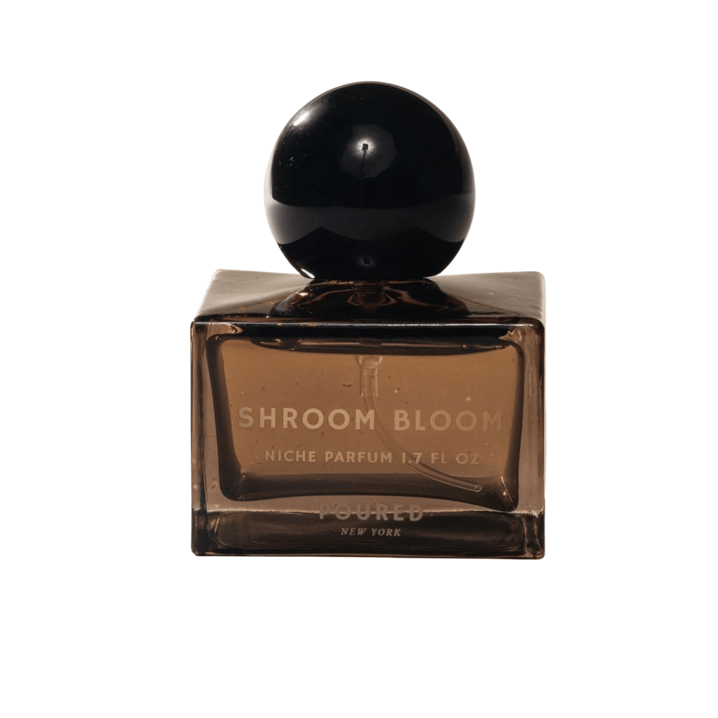 Primary Image of Shroom Bloom Parfum, brown square perfume bottle
