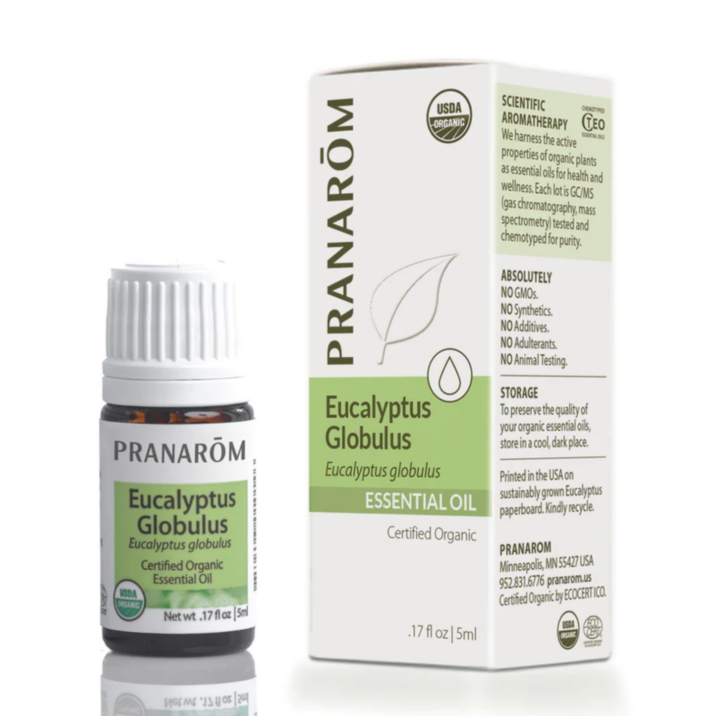 primary image of pranarom eucalyptus globulus essential oil