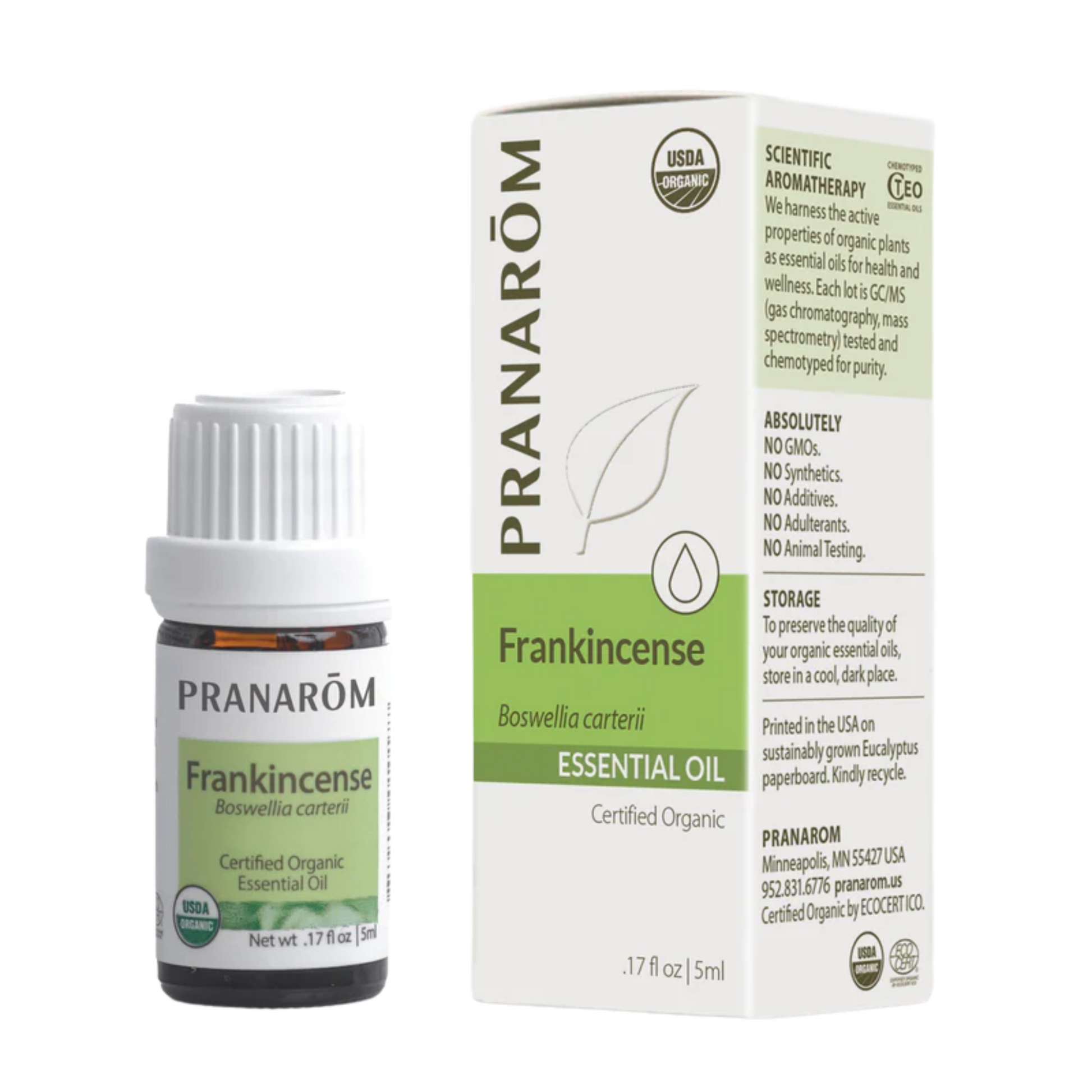 primary image of pranarom frankincense essential oil