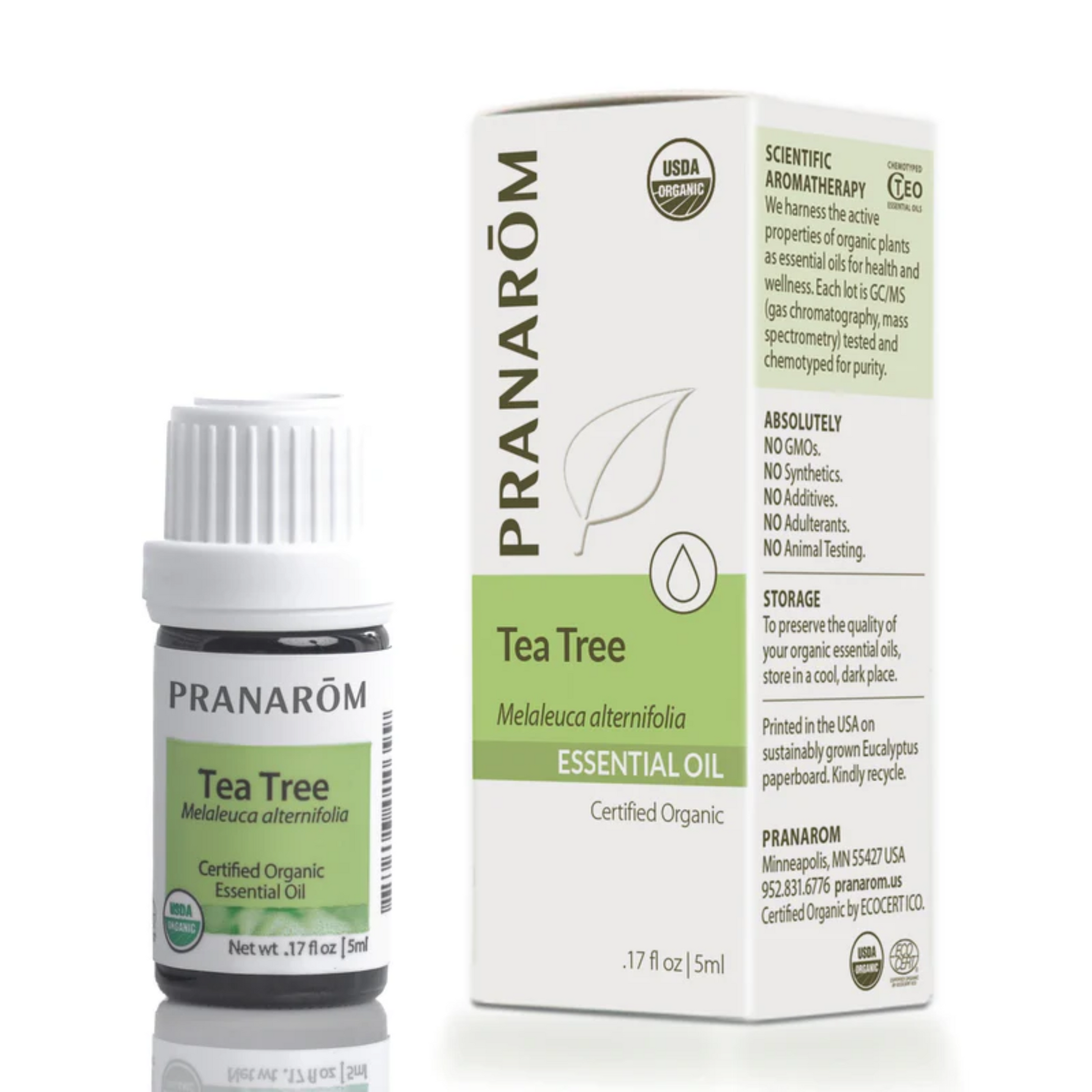 primary image of pranarom tea tree essential oil