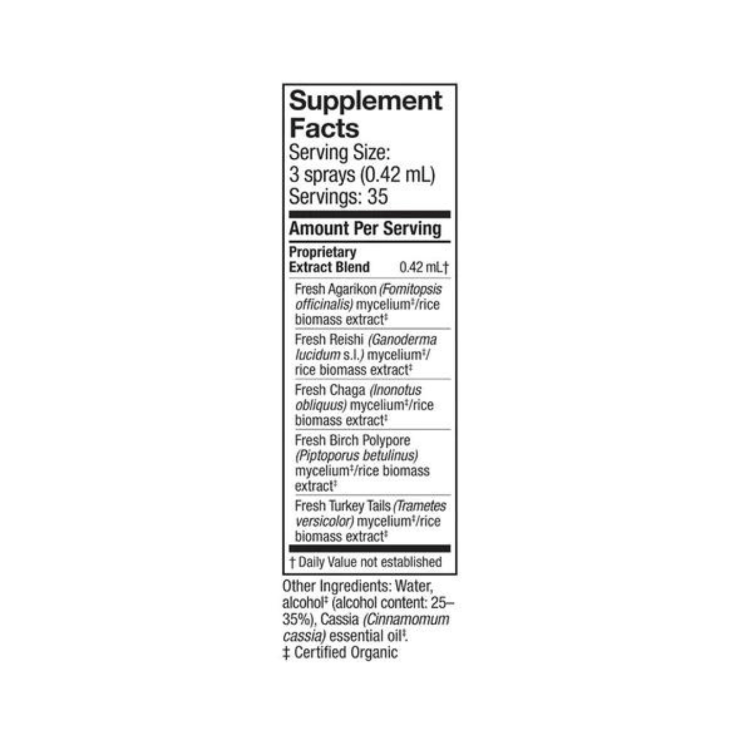 Alternate Image of MycoShield Mushroom Extract Spray - Cinnamon