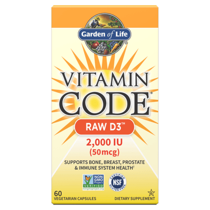 Primary Image of Vitamin Code Raw D3 2000IU