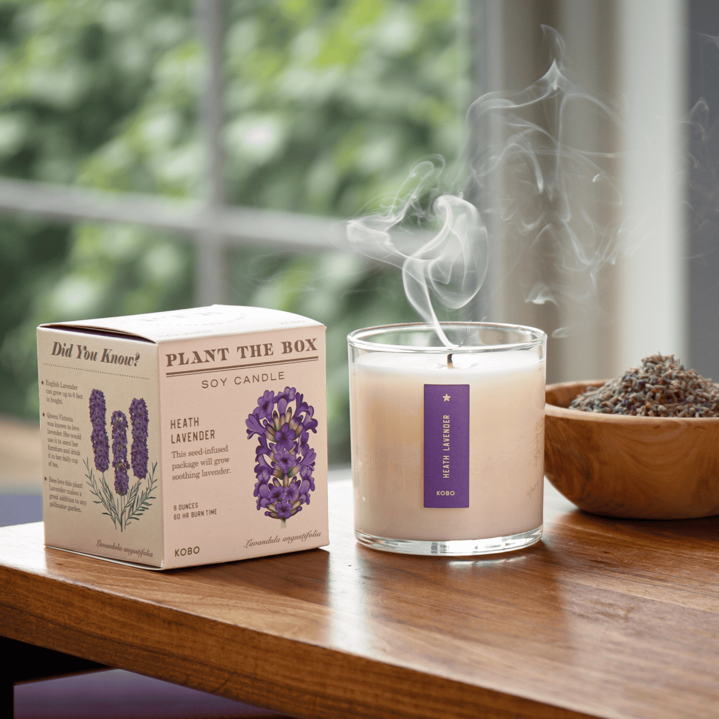 Alternate Image of Heath Lavender Plant the Box Candle