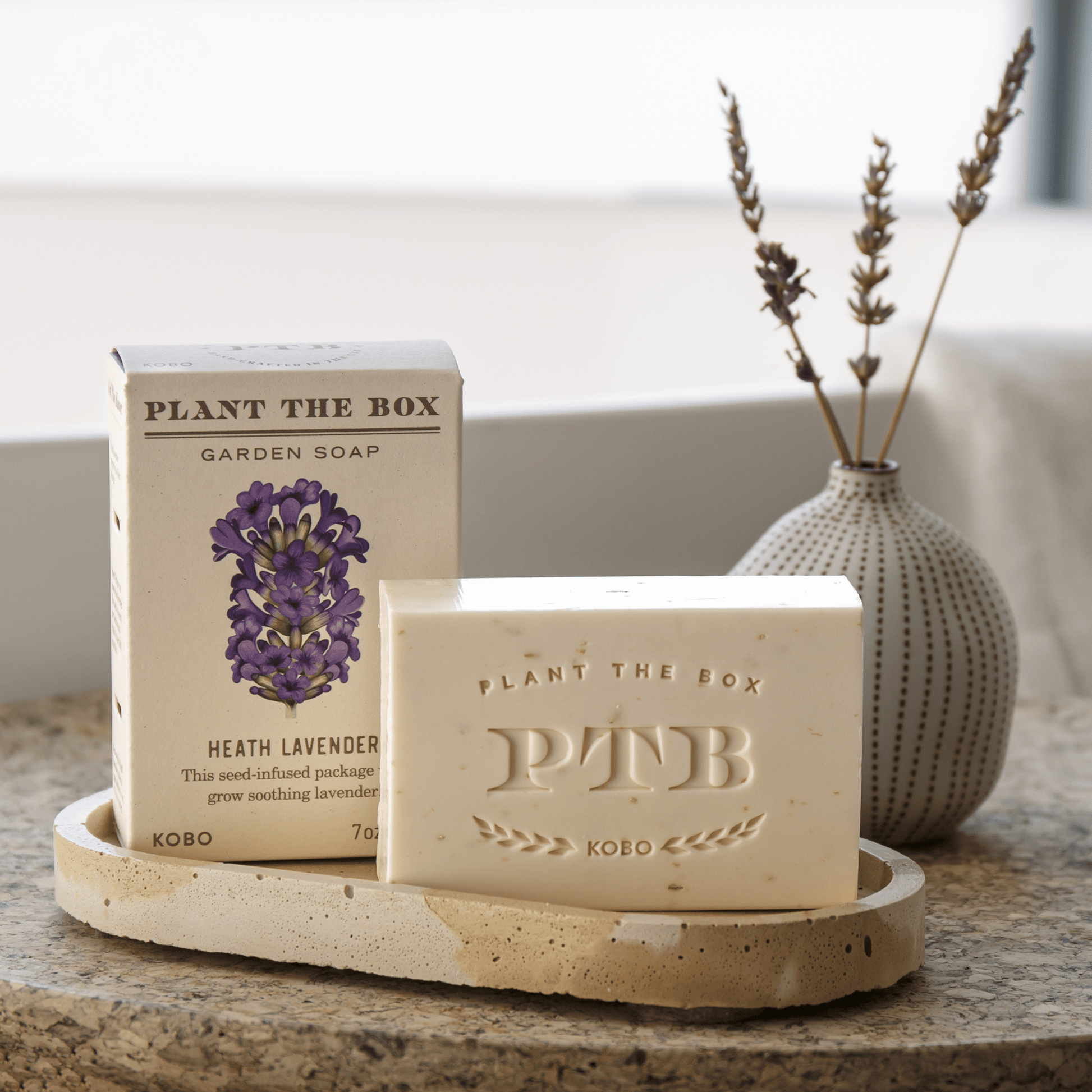 Alternate image of ptb heath lavender soap