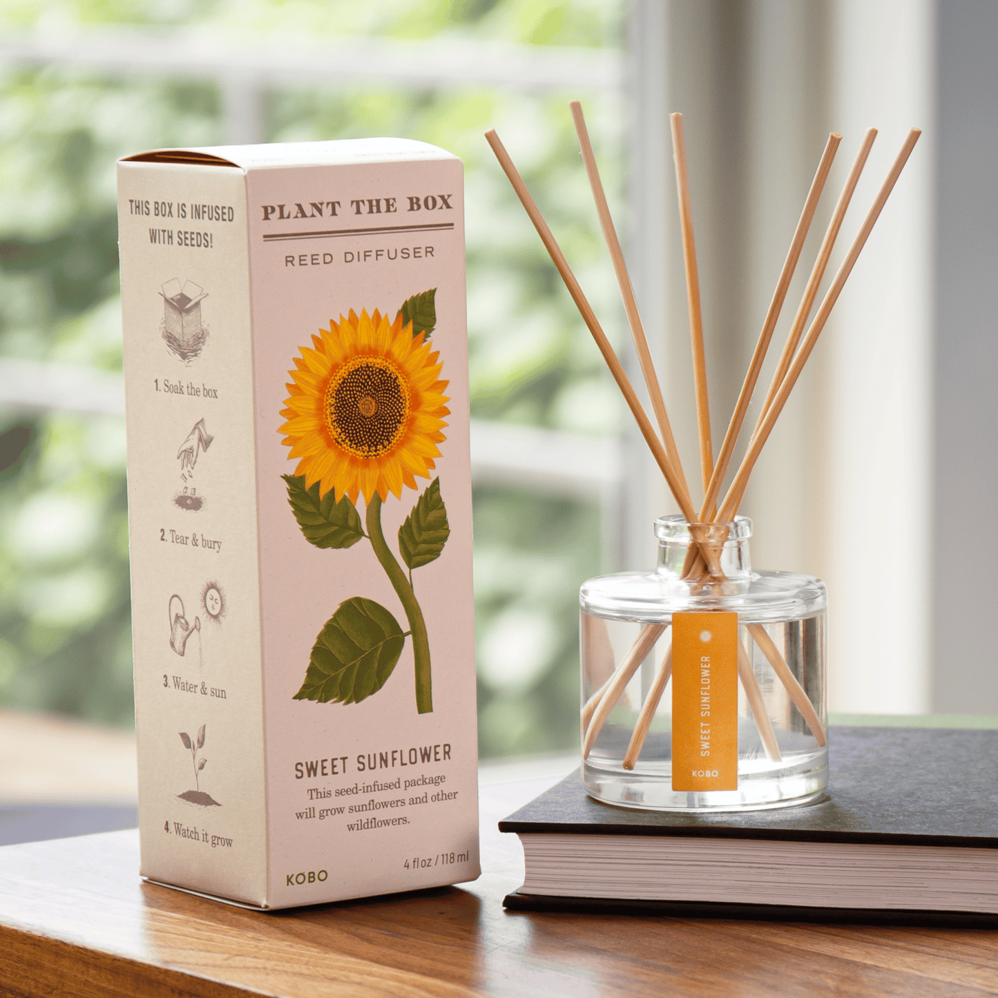 Alternate Image of Sweet Sunflower Plant the Box Diffuser