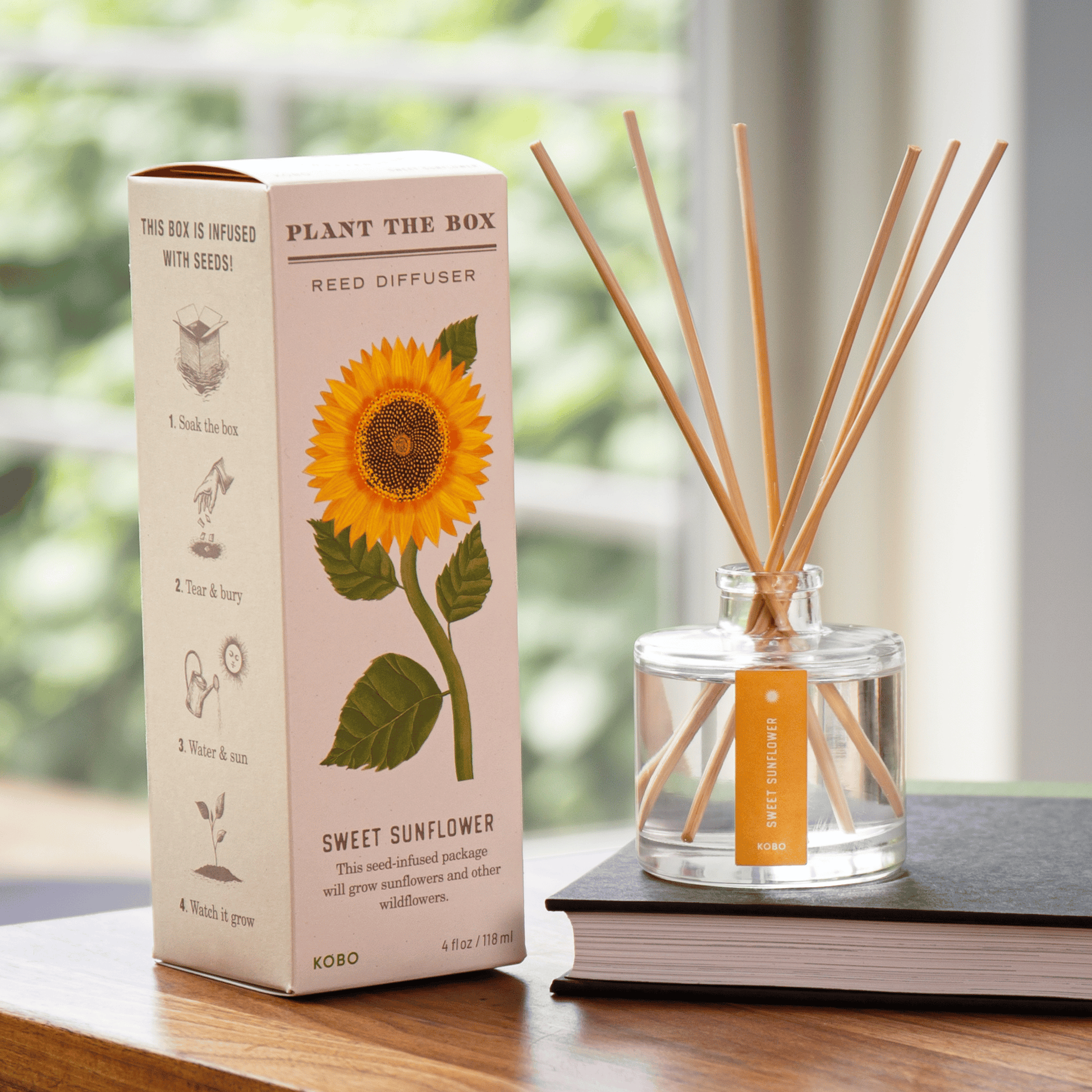 Alternate Image of Sweet Sunflower Plant the Box Diffuser