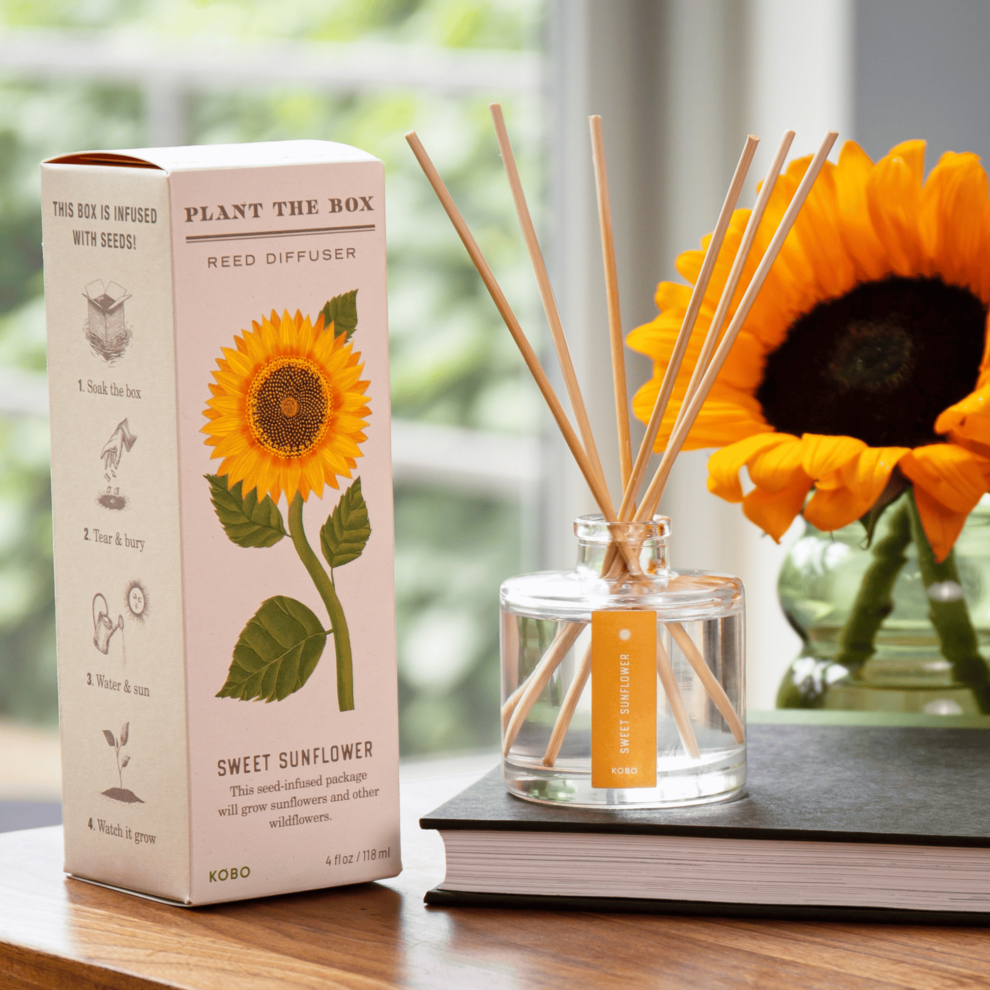 Alternate Image of Sweet Sunflower Plant the Box Diffuser