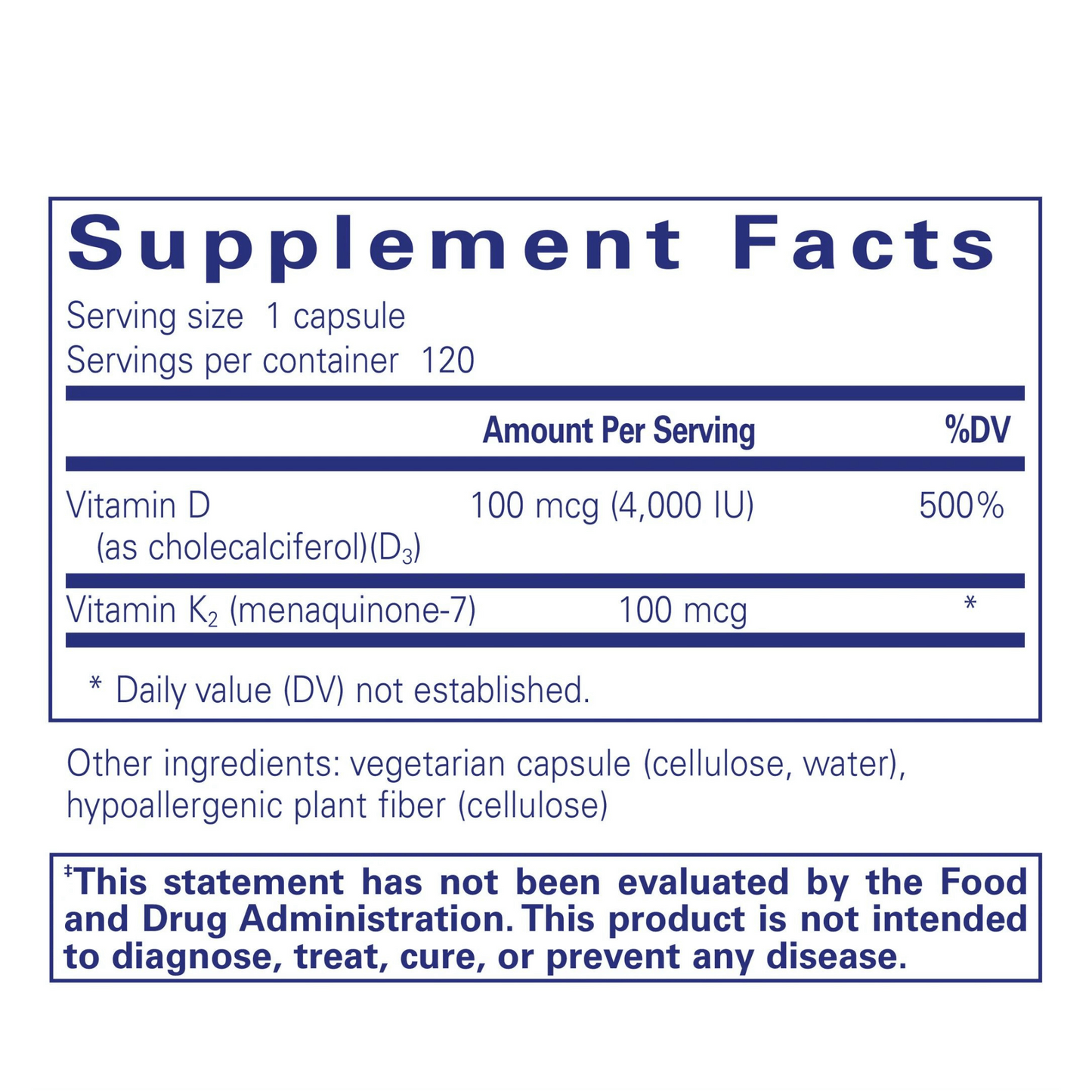 Alternate Image of Vitamin D3 & K2 Capsules
