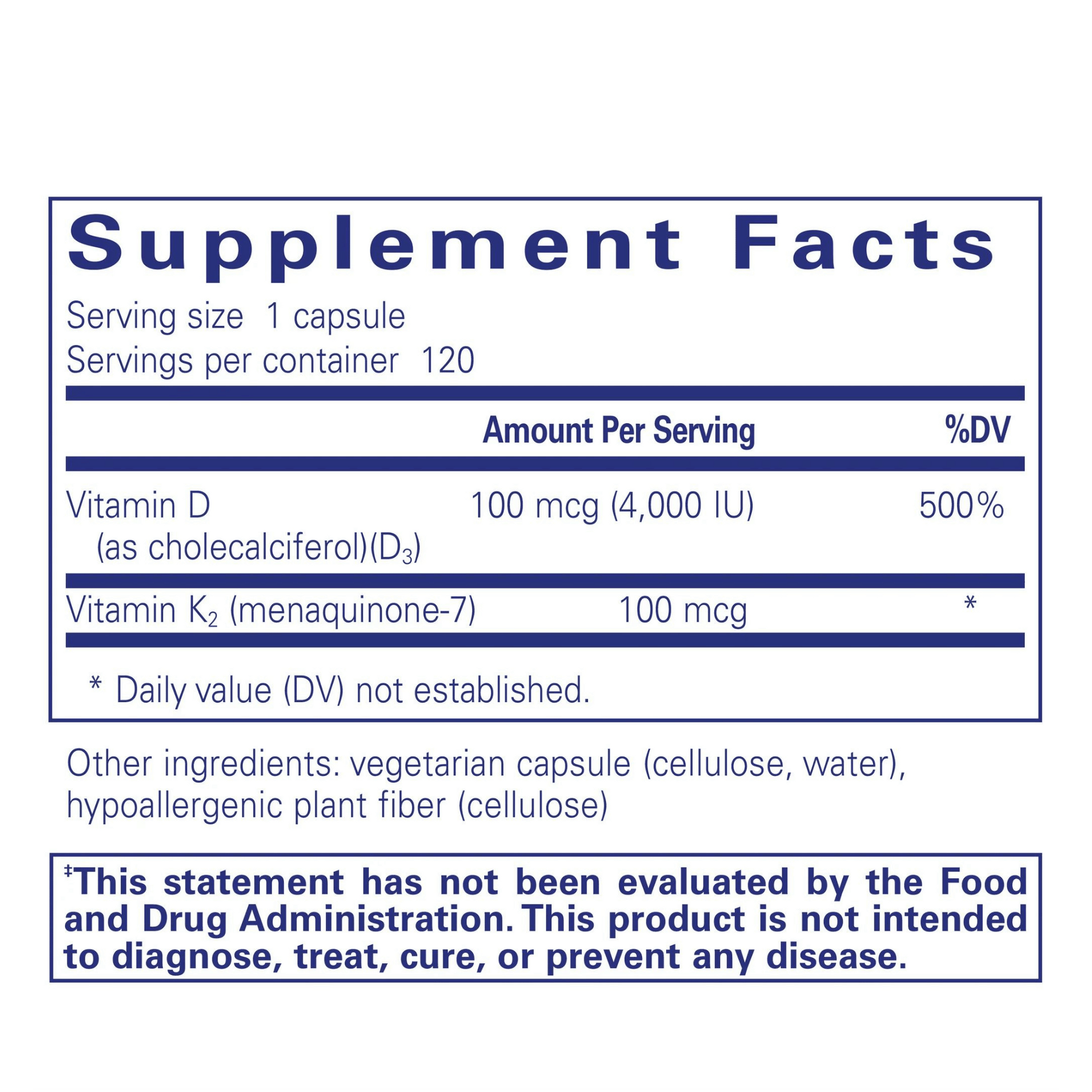 Alternate Image of Vitamin D3 & K2 Capsules