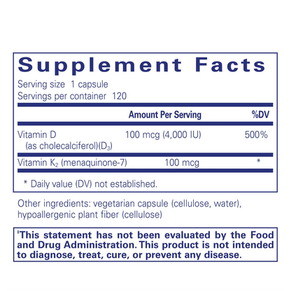 Alternate Image of Vitamin D3 & K2 Capsules