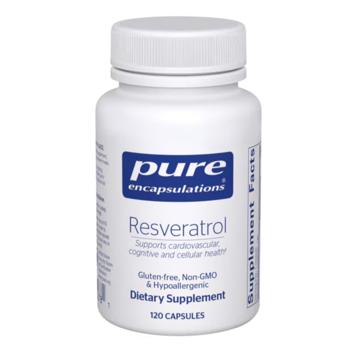 primary image of pure encapsulations resveratrol 120ct