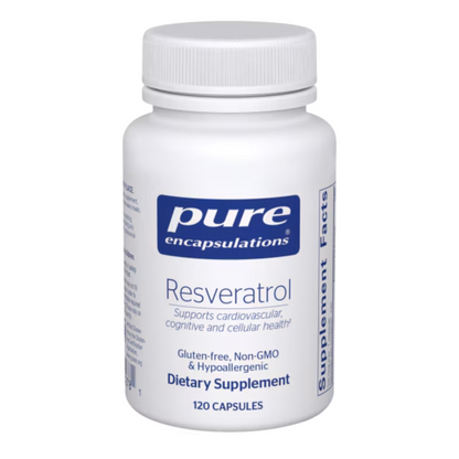 primary image of pure encapsulations resveratrol 120ct