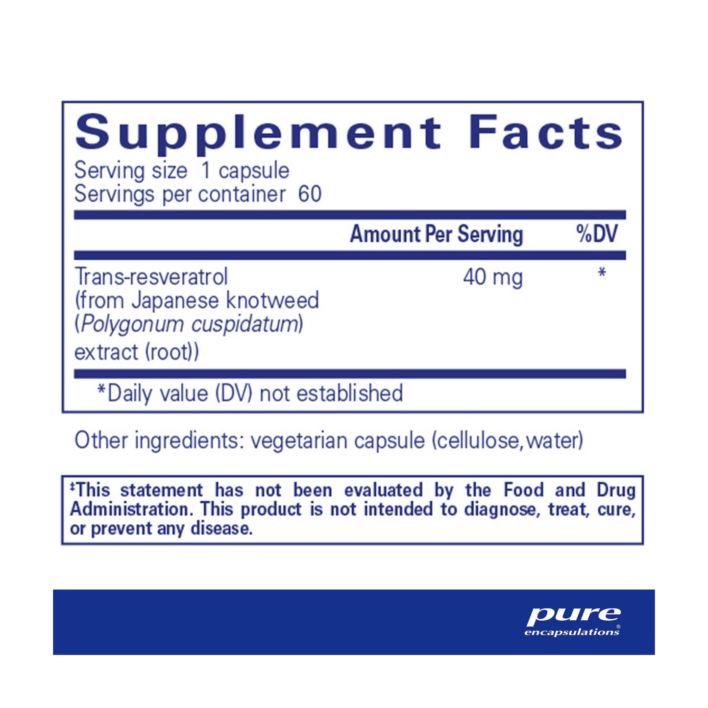 Alternate Image of Resveratrol Capsules 60 ct