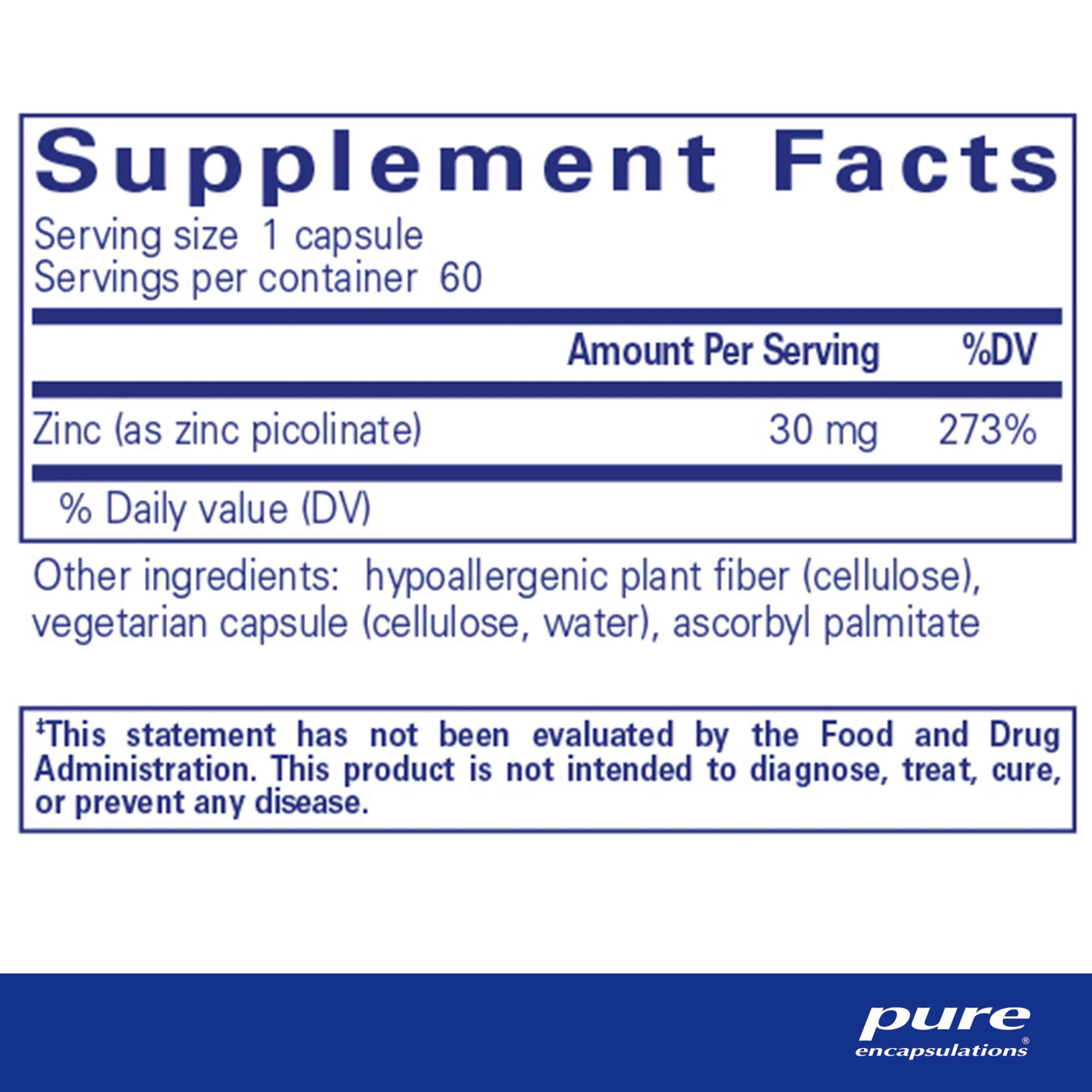 Alternate Image of Zinc 30, white supplement bottle