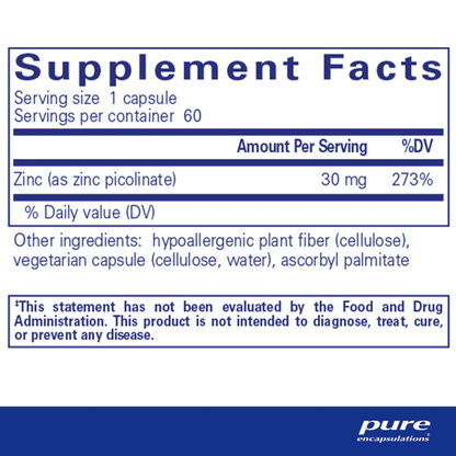 Alternate Image of Zinc 30, white supplement bottle