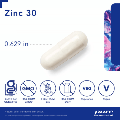 Alternate Image of Zinc 30, white supplement bottle