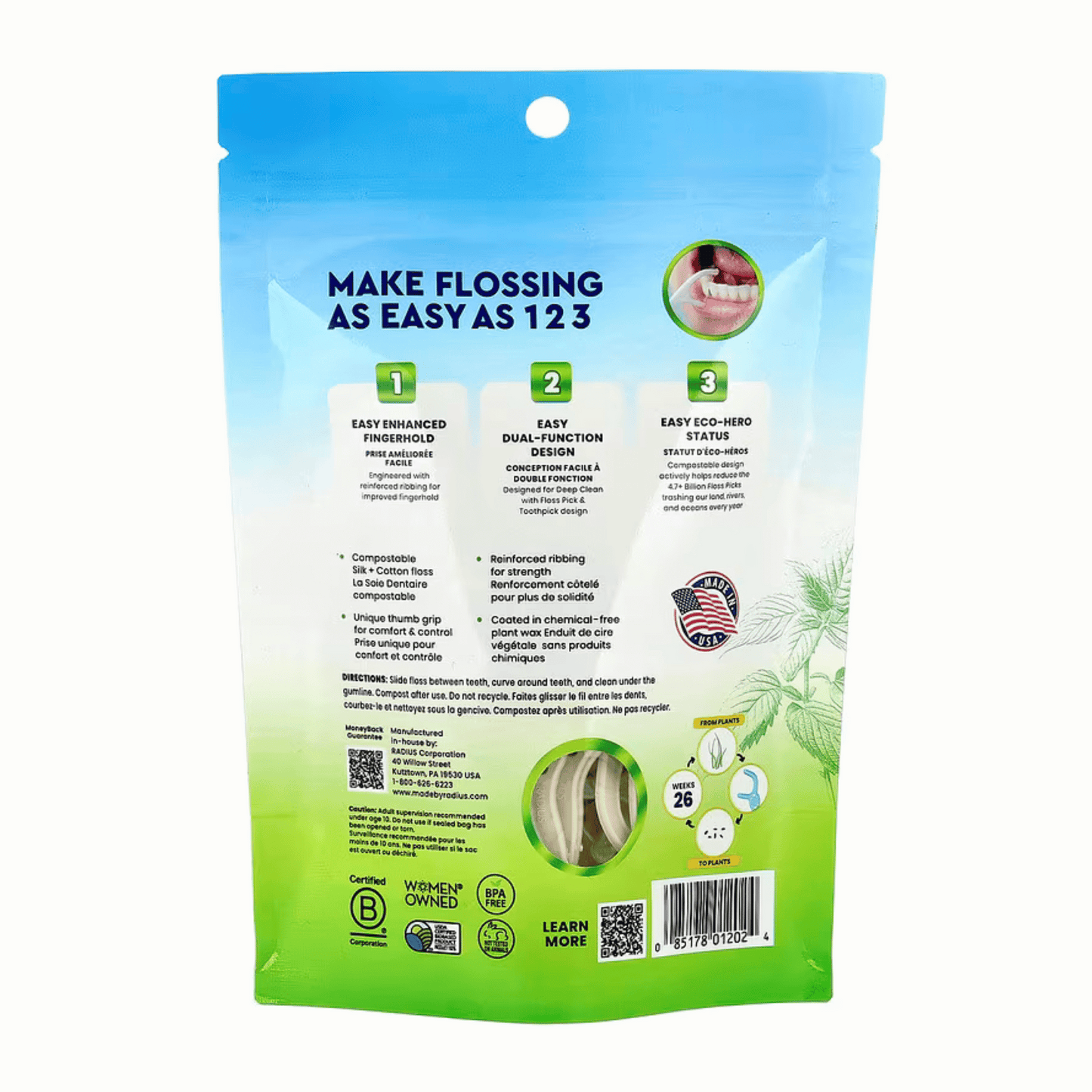 Alternate Image of Ecoclean Floss Picks