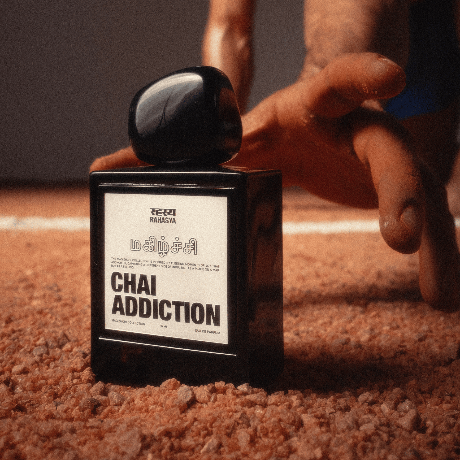 Alternate Image of Chai Addiction EDP black perfume bottle with white label
