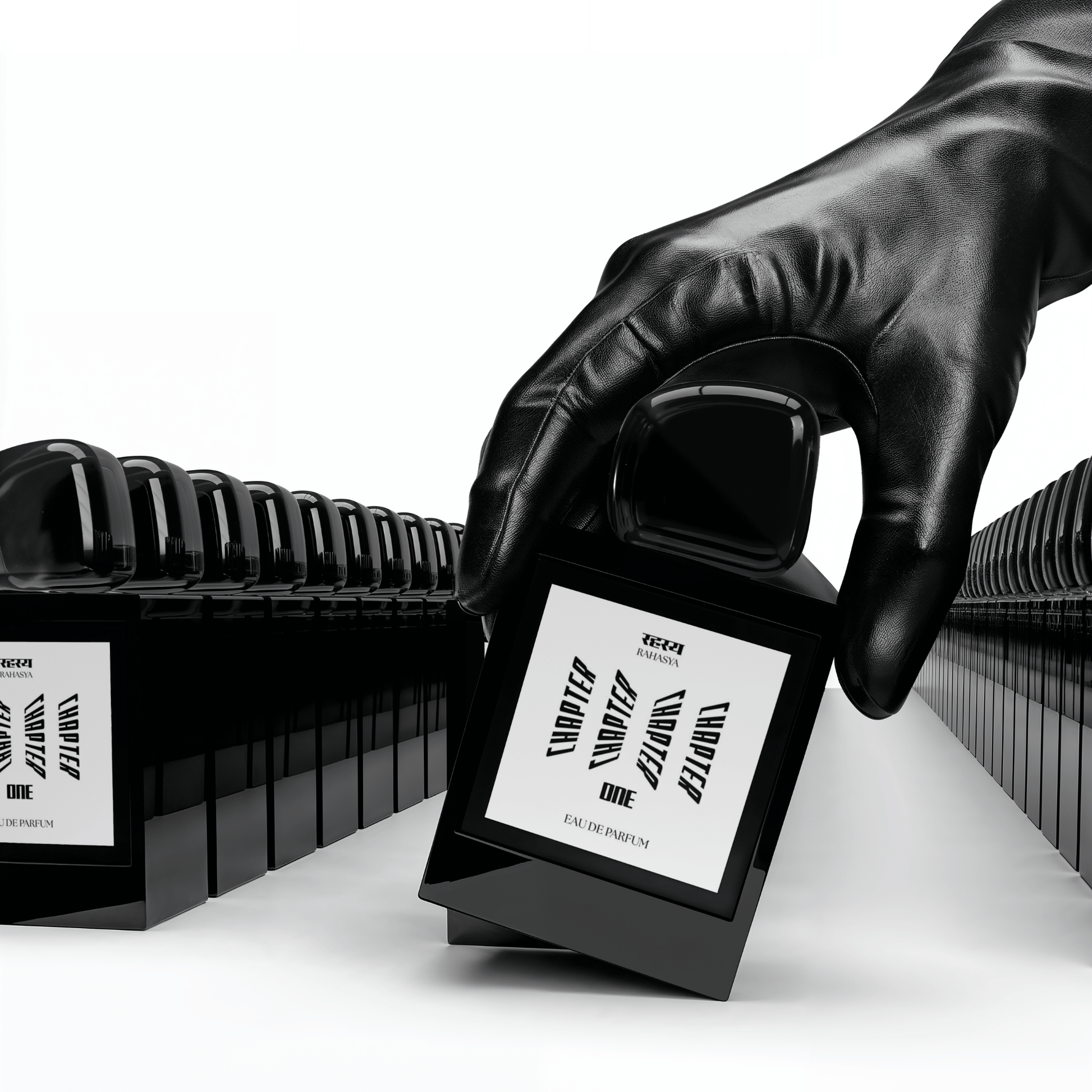 Alternate Image of Chapter One EDP black perfume bottle with white label