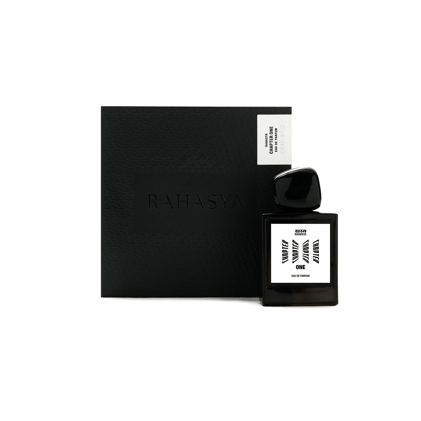 Alternate Image of Chapter One EDP black perfume bottle with white label