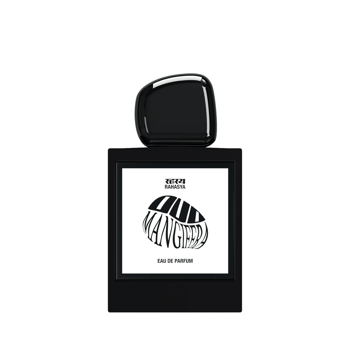 Primary Image of Oud Mangifera  EDP black perfume bottle with white label