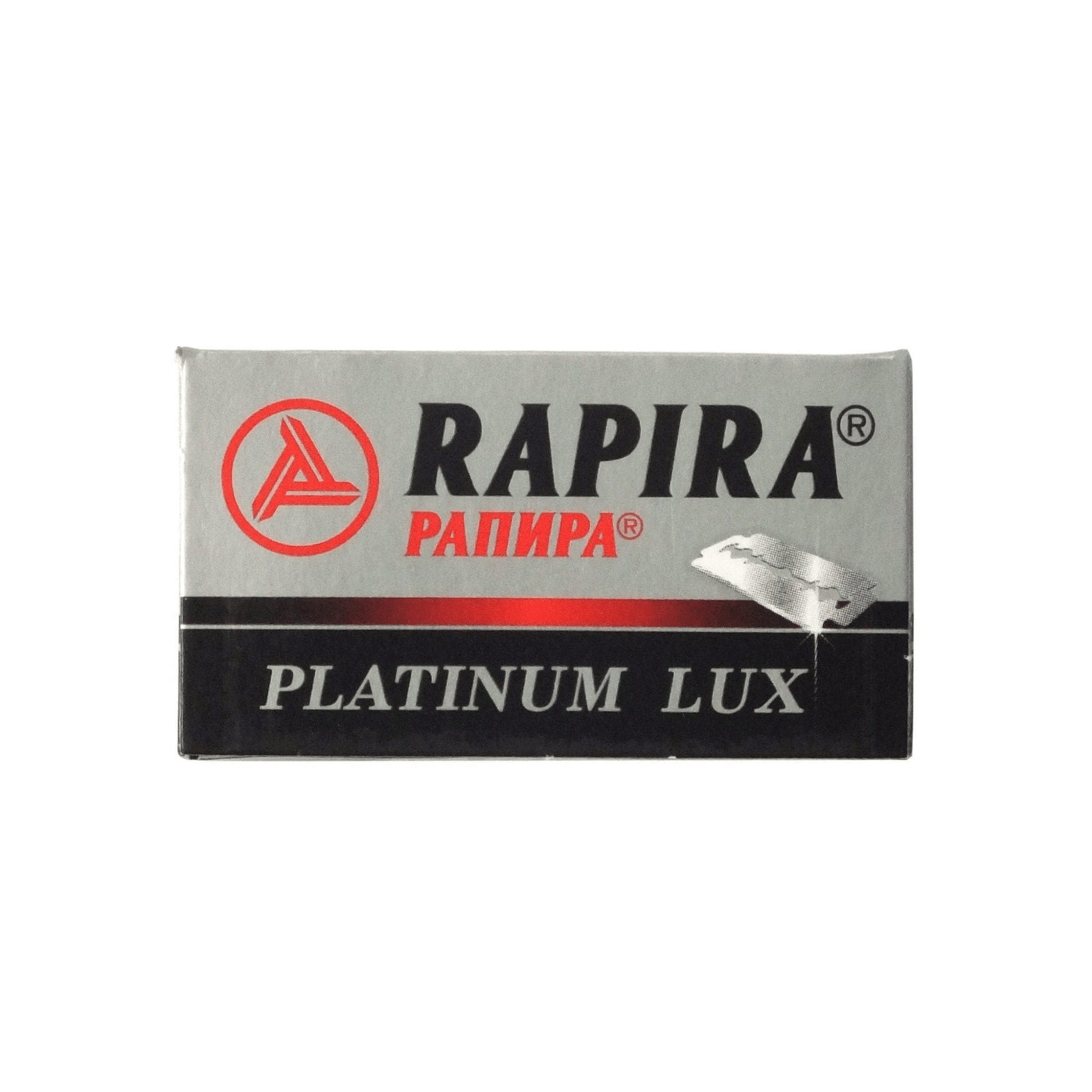 Primary Image of Platinum Lux Double Edge Blades, black and gray blade pack 