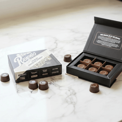 Alternate Image of Premium Chocolate Bonbons, brown chocolate box