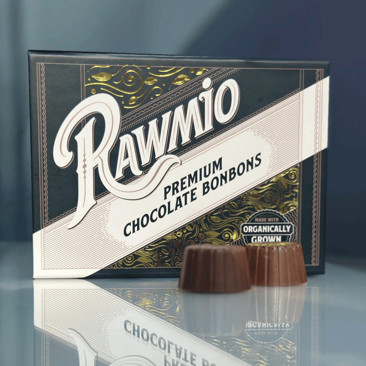 Alternate Image of Premium Chocolate Bonbons, brown chocolate box