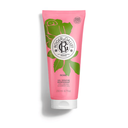 Primary Image of Rose Wellbeing Shower Gel, pink shower gel tube