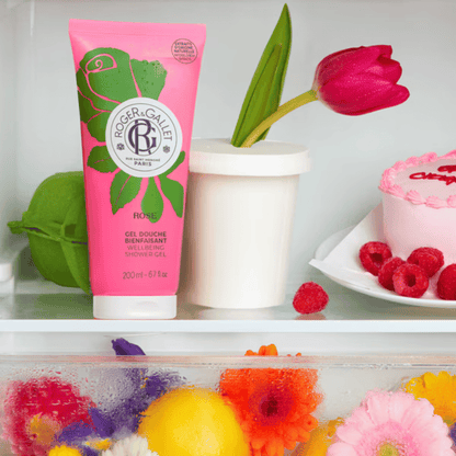 Alternate Image of Rose Wellbeing Shower Gel, pink shower gel tube