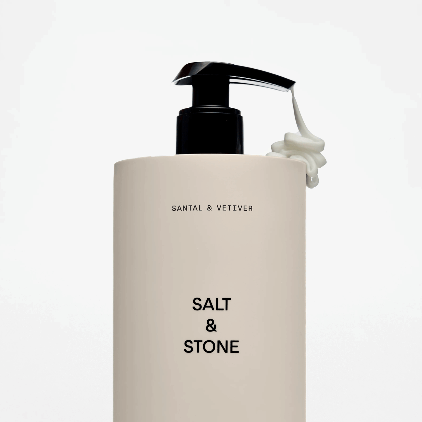 Alternate Image of Santal and Vetiver Body Lotion, round lotion bottle with pump