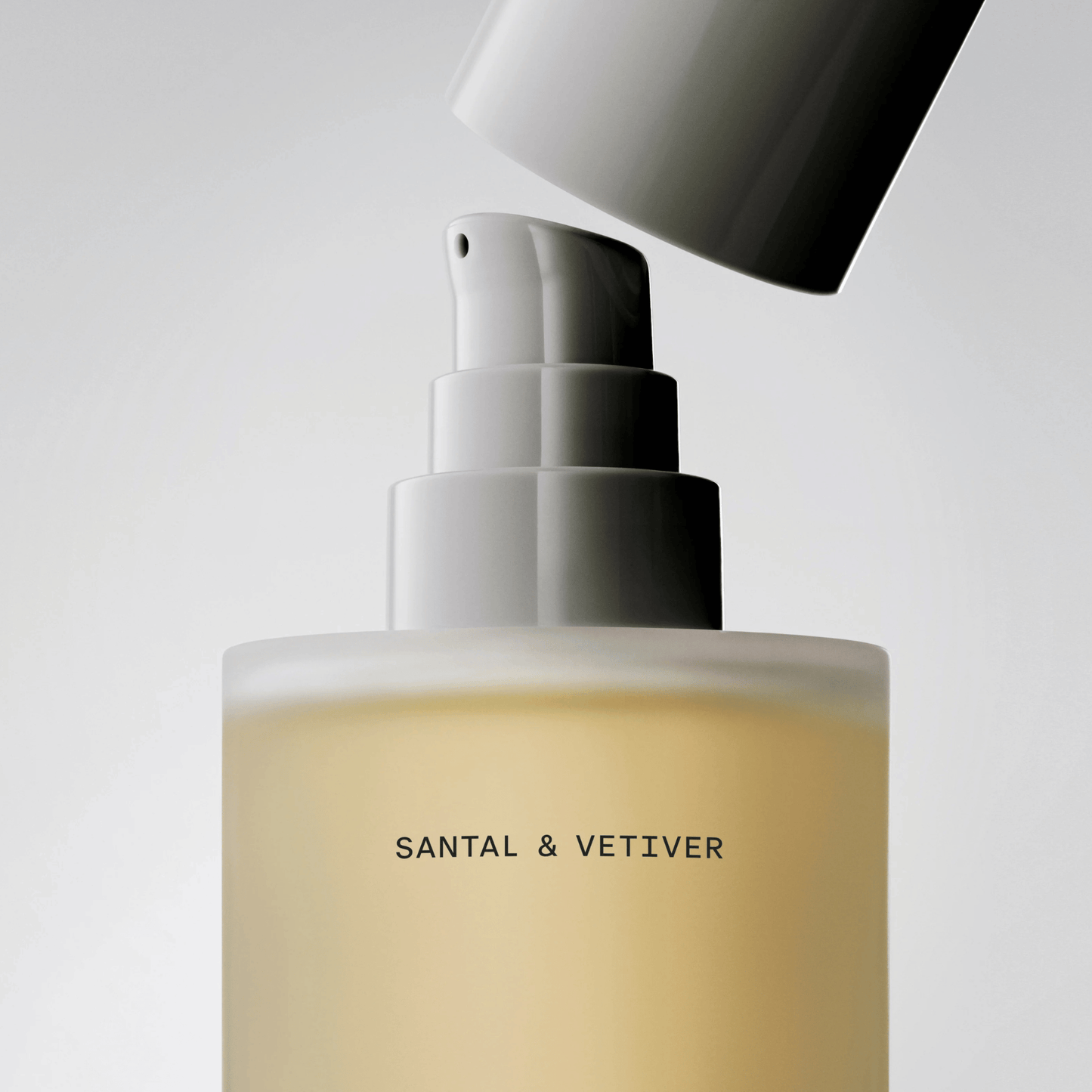 Alternate Image of Santal and Vetiver Body Oil, frosted glass body oil bottle
