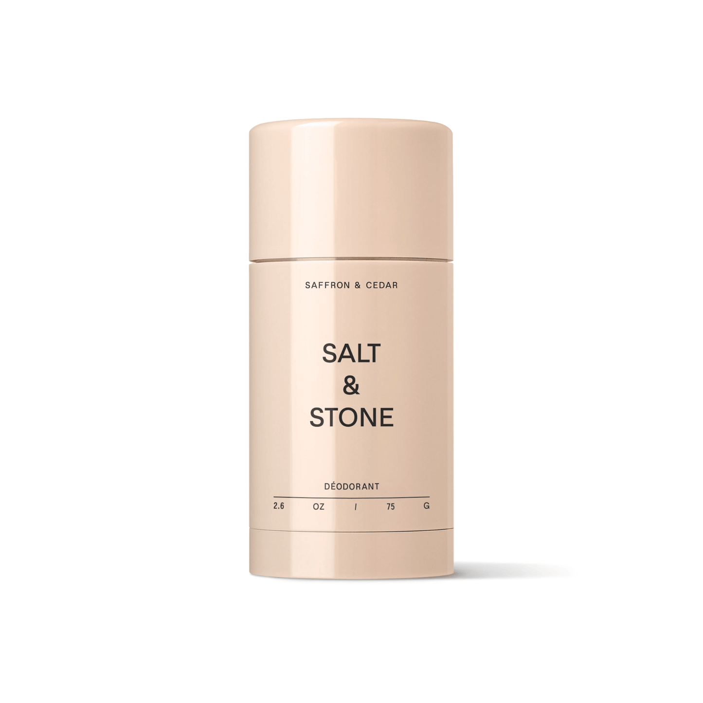 Primary Image of Saffron and Cedar Deodorant, plastic round deodorant stick