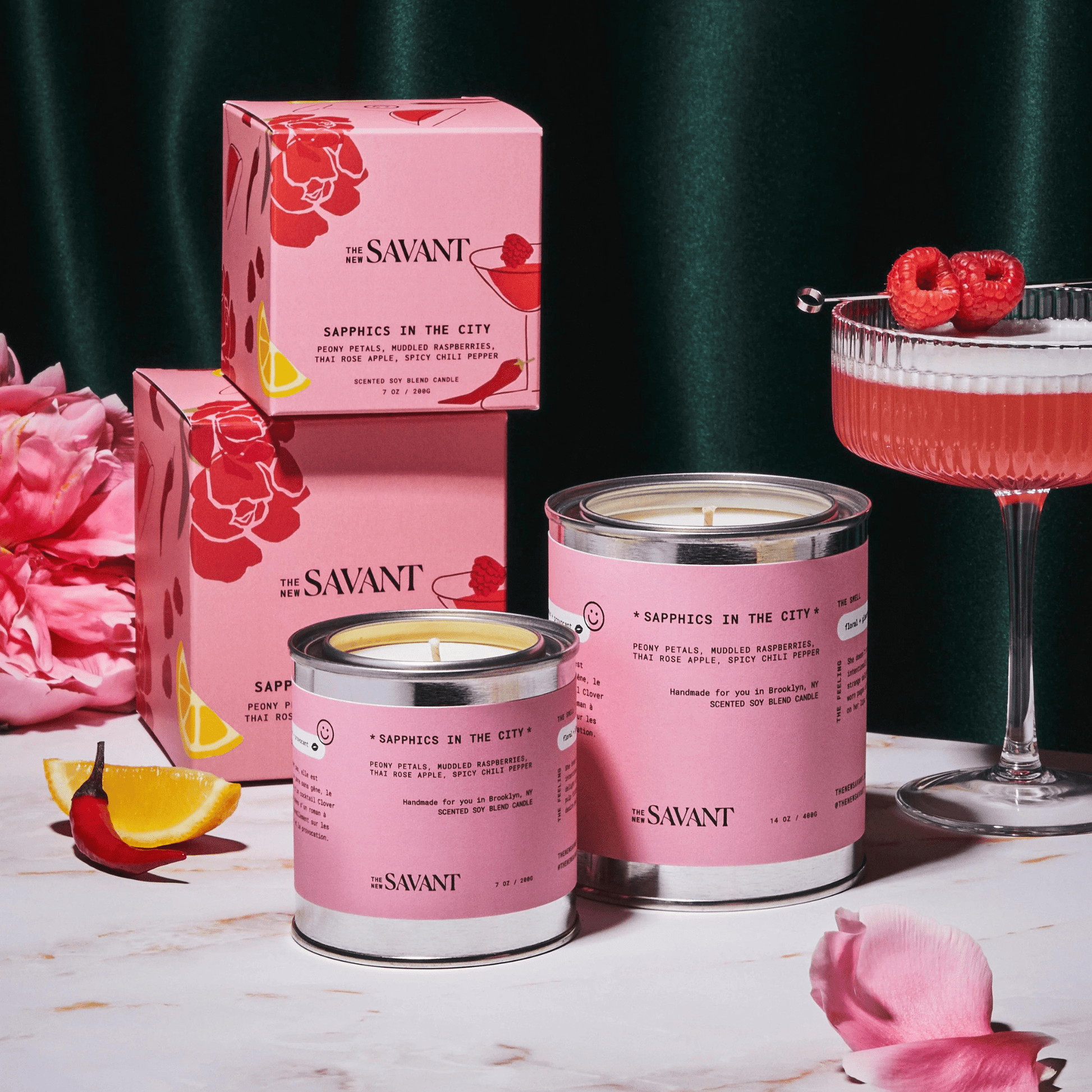 Alternate Image of Sapphics in the City Candle