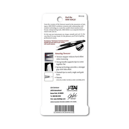 Alternate Image of Black Slant Tip Tweezers