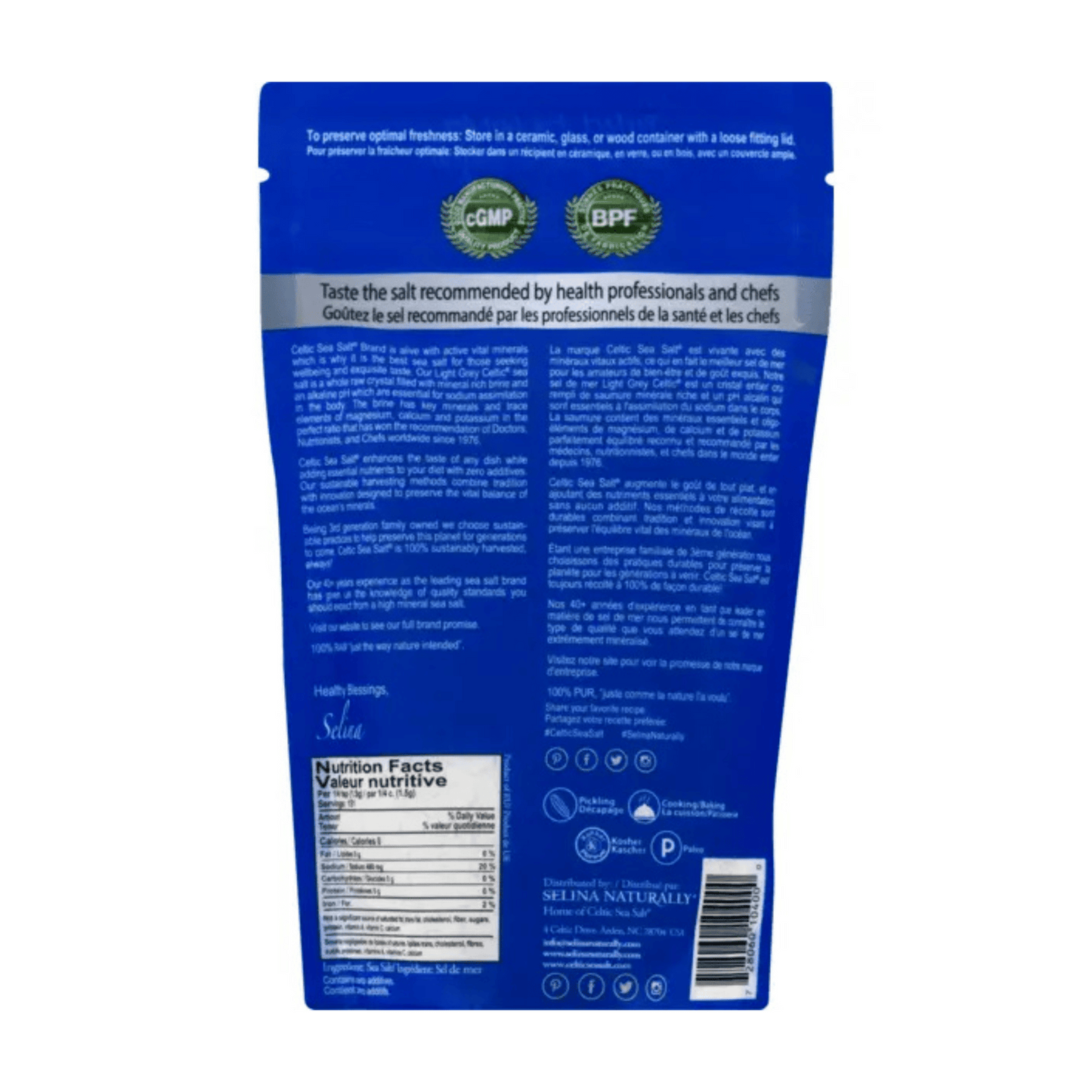 Alternate Image of Light Grey Celtic Sea Salt (1/2 lb)